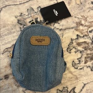 Denim Mini pouch, Mooch design studio upcycled denim keychain phone case
